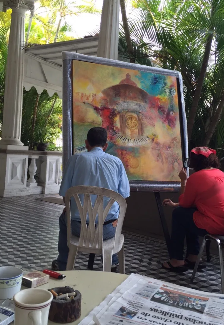 Pintando al aire libre